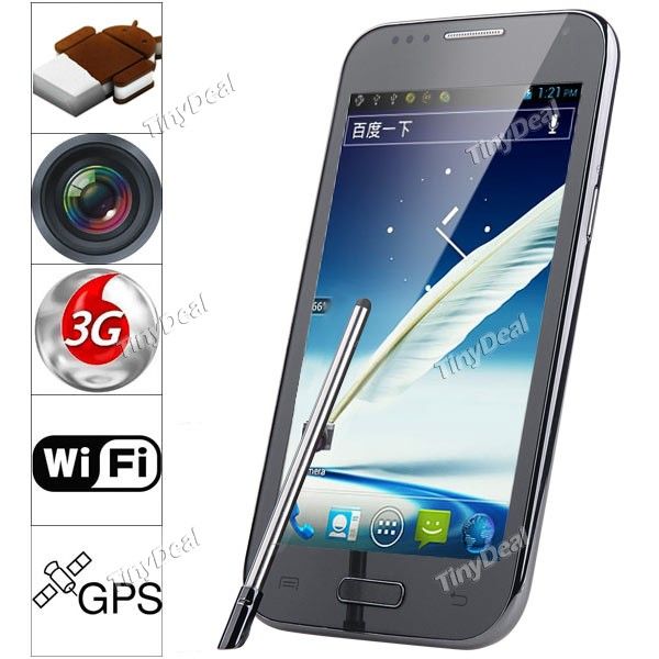 (TINJI)5.0" Capacitive Touch 2 SIM Android 4.0 OS MTK6577 Du